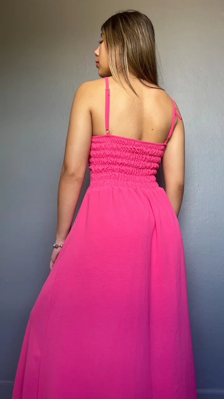 VESTIDO LONGO  LISO