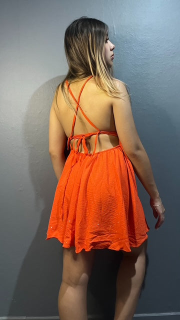 VESTIDO BRILHANTE CURTO