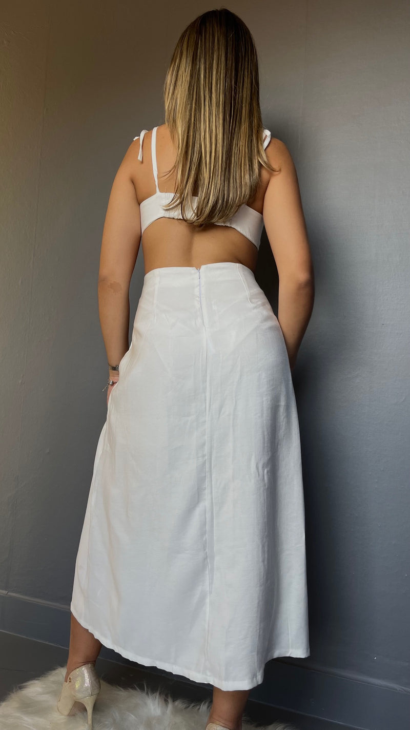 VESTIDO MIDI BRANCO