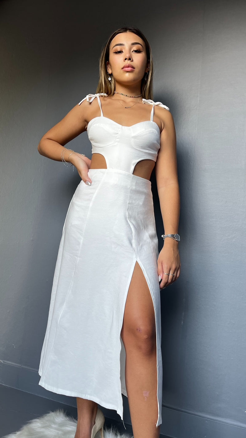 VESTIDO MIDI BRANCO